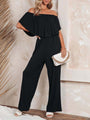 Daniela Women Solid Color Off The Shoulder Jumpsuits - Vestir en Moda