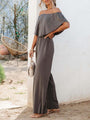 Daniela Women Solid Color Off The Shoulder Jumpsuits - Vestir en Moda