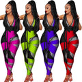 Darissa Patchwork Sexy Womens Jumpsuits - Vestir en Moda