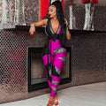 Darissa Patchwork Sexy Womens Jumpsuits - Vestir en Moda