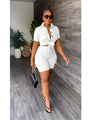 Derin Vintage Shorts Sets Two Pieces Set Outfits - Vestir en Moda