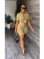 Derin Vintage Shorts Sets Two Pieces Set Outfits - Vestir en Moda