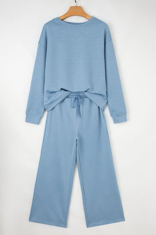 Victoria Elegant Textured Two Piece Sets