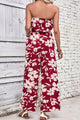 Diana Floral Strapless Wide Leg Jumpsuits - Vestir en Moda
