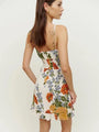 Dilania New Gentle line Sexy pring Print Split Sling Dresses - Vestir en Moda
