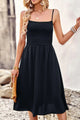 Dione Smocked Spaghetti Strap Dresses - Vestir en Moda