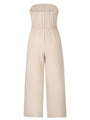 Dionisia Women Strapless Tie-waist Jumpsuits - Vestir en Moda