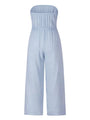 Dionisia Women Strapless Tie-waist Jumpsuits - Vestir en Moda