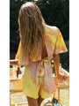 Diya Summer Tie Dye Short Sleeve Romper - Vestir en Moda
