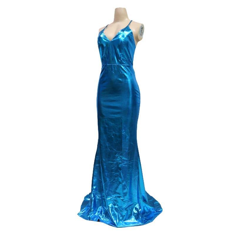 Doja Suspender Banquet Trailing Evening Dresses - Vestir en Moda