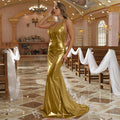 Doja Suspender Banquet Trailing Evening Dresses - Vestir en Moda