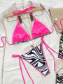 Dorothy Sexy Leopard Thong Brazilian Halter Beach Wear Swimwear - Vestir en Moda