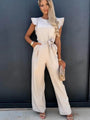 Dulce Fashion Butterfly Sleeve Wide Women Streetwear Jumpsuits - Vestir en Moda