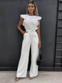 Dulce Fashion Butterfly Sleeve Wide Women Streetwear Jumpsuits - Vestir en Moda