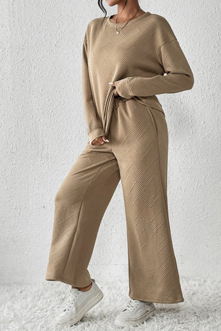 Victoria Elegant Textured Two Piece Sets