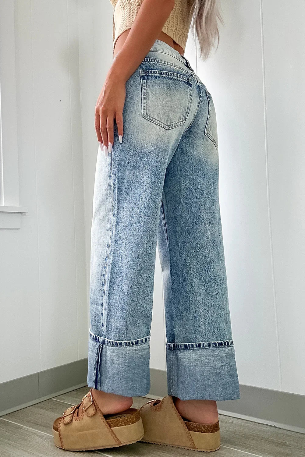 Millie Myosotis High Rise Button Zip Fly Medium Wash Jeans