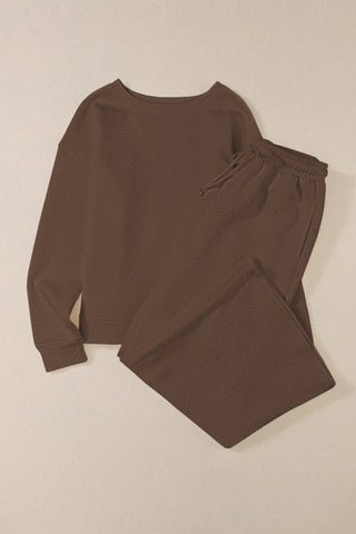 Victoria Elegant Textured Two Piece Sets