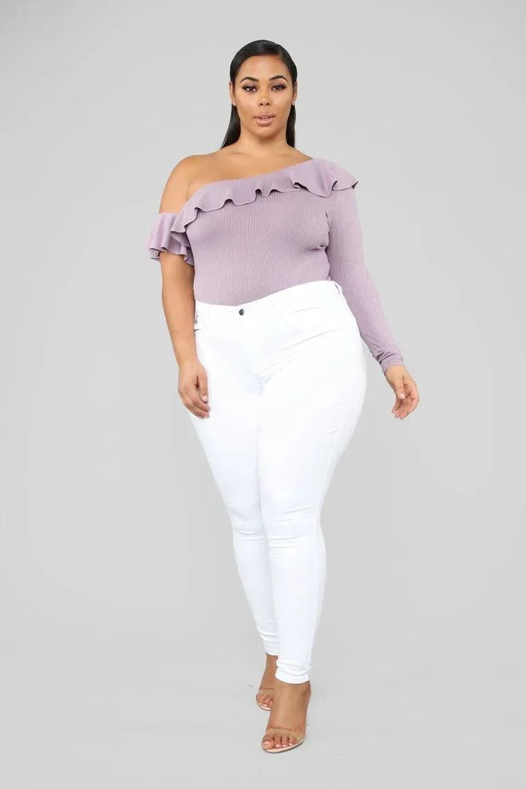Eliana Plus Size New Fashion High Elastic Denim Skinny Jeans - Vestir en Moda