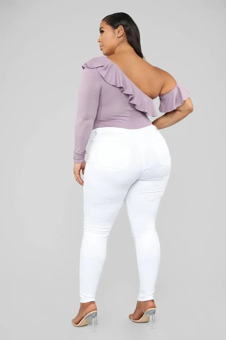 Eliana Plus Size New Fashion High Elastic Denim Skinny Jeans - Vestir en Moda