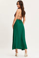 Elise High Waist Hollow Out Cutout Out Solid Long A Line Big Hem Skirt - Vestir en Moda