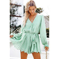 Elisea Waist Controlled Elegant Ladies Belted Ruffle Romper - Vestir en Moda