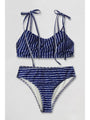Ellen Striped Matching Women Bikini Sets - Vestir en Moda