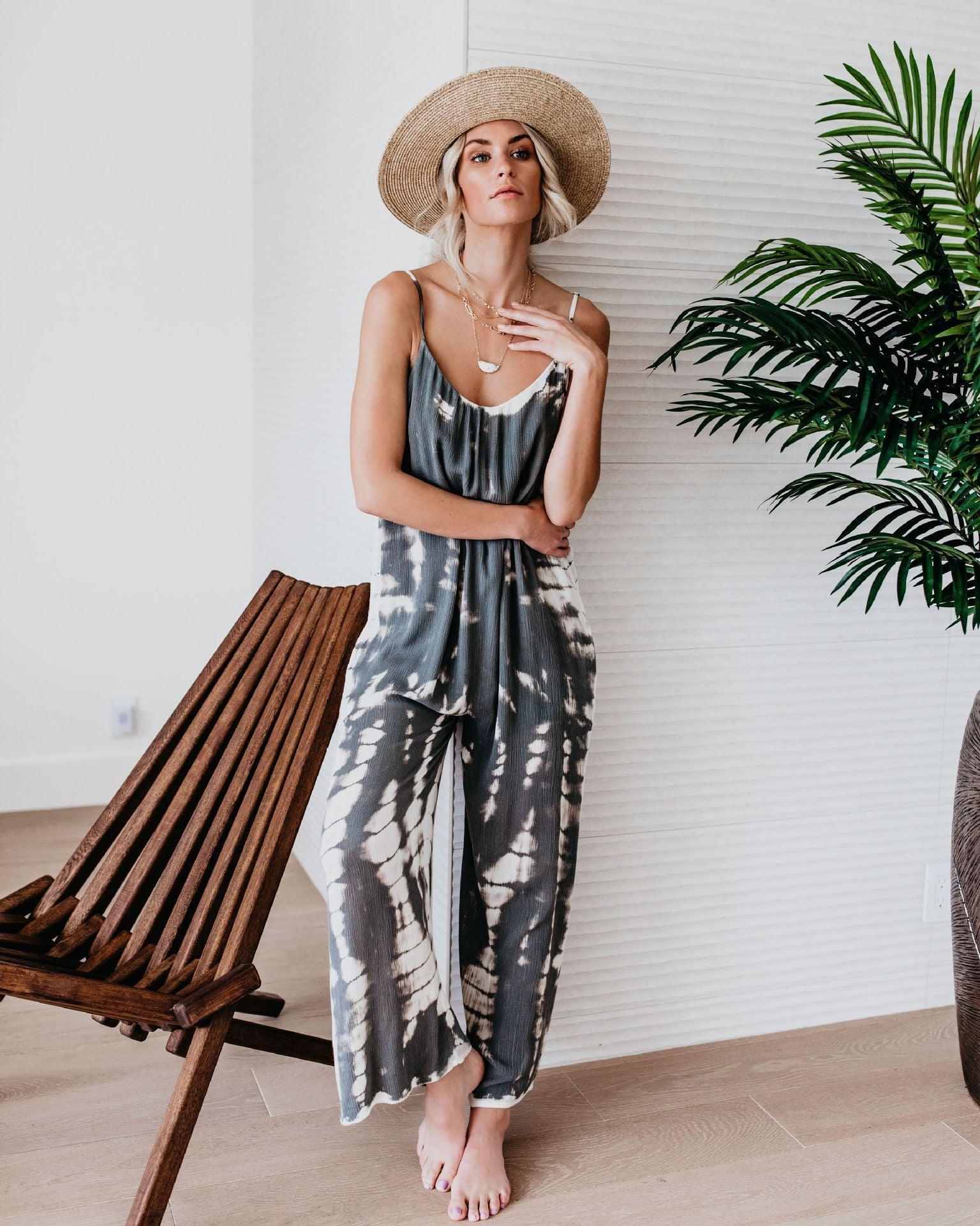 Eloísa Women Sexy Suspenders Wide Leg Jumpsuits - Vestir en Moda