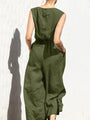 Elsa Sleeveless Trousers Women Fashion Casual Loose- Jumpsuits - Vestir en Moda