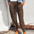 Emberly European And American Leopard Print Slim Pants - Vestir en Moda