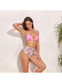 Emily Tie-Dye Floral Three-Piece Swimsuit - Vestir en Moda