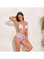 Emily Tie-Dye Floral Three-Piece Swimsuit - Vestir en Moda