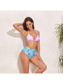 Emily Tie-Dye Floral Three-Piece Swimsuit - Vestir en Moda