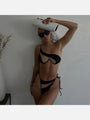Emma Patchwork Tie Wrap 2 Piece Bikini - Vestir en Moda