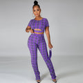 Emma Plaid Women Clothing Suit Three Two pieces sets - Vestir en Moda