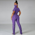 Emma Plaid Women Clothing Suit Three Two pieces sets - Vestir en Moda