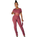 Emma Plaid Women Clothing Suit Three Two pieces sets - Vestir en Moda