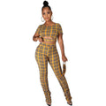 Emma Plaid Women Clothing Suit Three Two pieces sets - Vestir en Moda