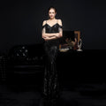 Emma Sequined Fishtail Formal Banquet Etiquette Evening Dress - Vestir en Moda