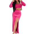 Emma Thread Slit Slim Fit Two Piece sets - Vestir en Moda