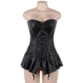 Érica Artificial Leather Corset Dress - Vestir en Moda