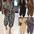 Esme Women Sleeve Harem Jumpsuits Sexy Leopard - Vestir en Moda