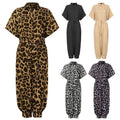Esme Women Sleeve Harem Jumpsuits Sexy Leopard - Vestir en Moda