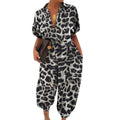 Esme Women Sleeve Harem Jumpsuits Sexy Leopard - Vestir en Moda