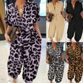 Esme Women Sleeve Harem Jumpsuits Sexy Leopard - Vestir en Moda