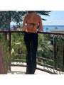 España Halter Beach Pure Color Backless Jumpsuits - Vestir en Moda