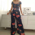 Estefanía Autumn Women Clothing off Printed Waist Controlled Jumpsuits - Vestir en Moda