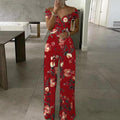 Estefanía Autumn Women Clothing off Printed Waist Controlled Jumpsuits - Vestir en Moda