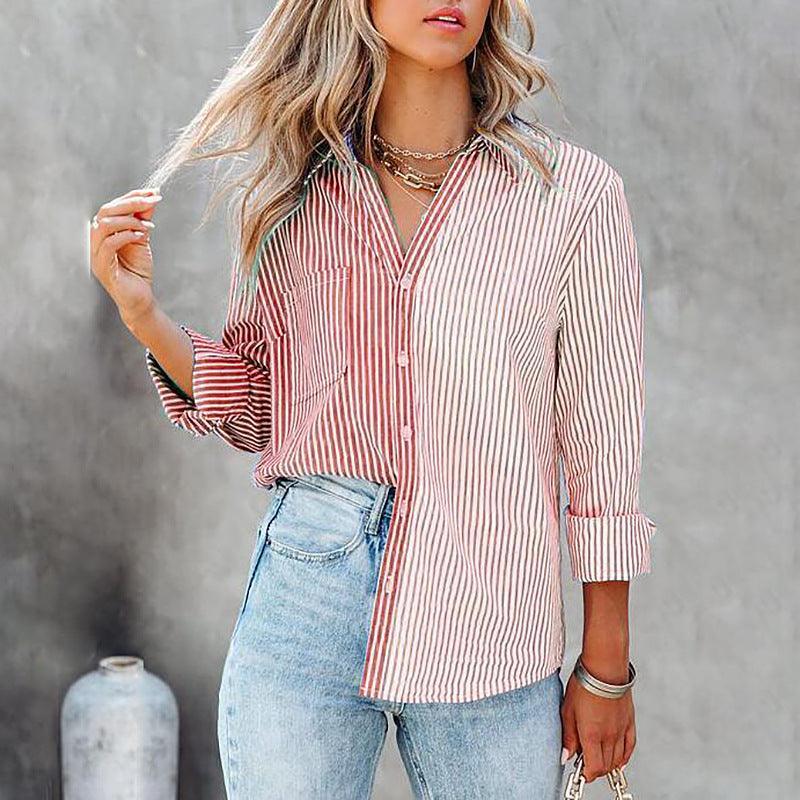 Esther Long Sleeved Cardigan Single Breasted Shirt - Vestir en Moda