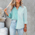 Esther Long Sleeved Cardigan Single Breasted Shirt - Vestir en Moda