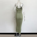 Evelyn Half-Length A- line Strap Type High Waist Two-Piece Sets - Vestir en Moda